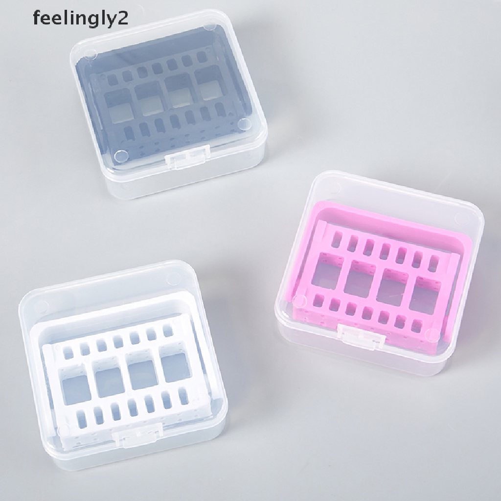 Giá Đỡ Mũi Khoan Móng Tay 8 Lỗ Trưng Bày Kèm Vỏ Bọc