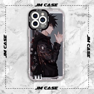 Ốp lưng iphone samsung xiaomi oppo cạnh vuông JMCase Fushiguro Hype Boy Jujutsu Kaisen Anime