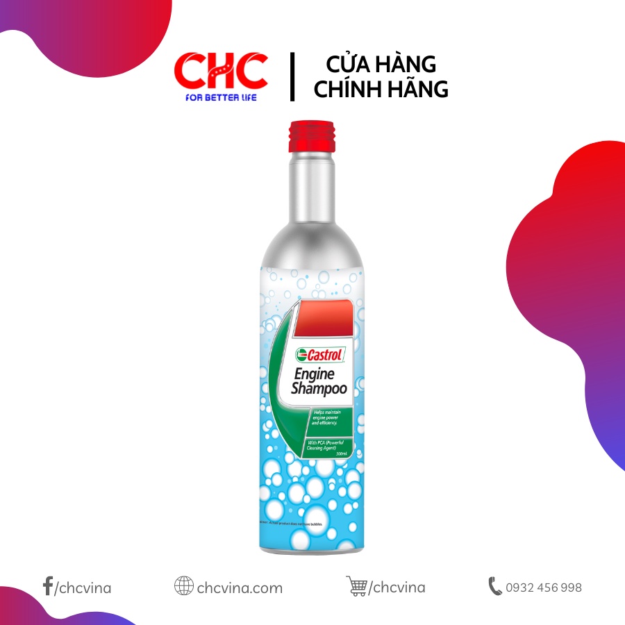Dung dịch vệ sinh làm sạch động cơ ôtô xe máy Castrol 300ml