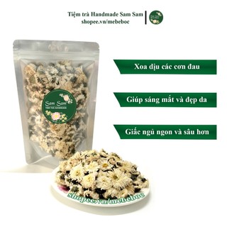 Trà hoa cúc trắng sấy khô 200g thanh nhiệt, thải độc mát gan tăng cường hệ miễn dịch Sam Sam
