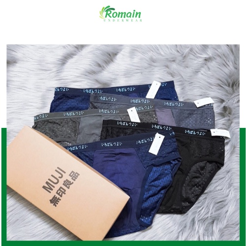 Quần Lót Nam Lưới Thông Hơi Combo 5 Cái, Sịp Nam Lưới Thông Hơi Thoáng Khí.