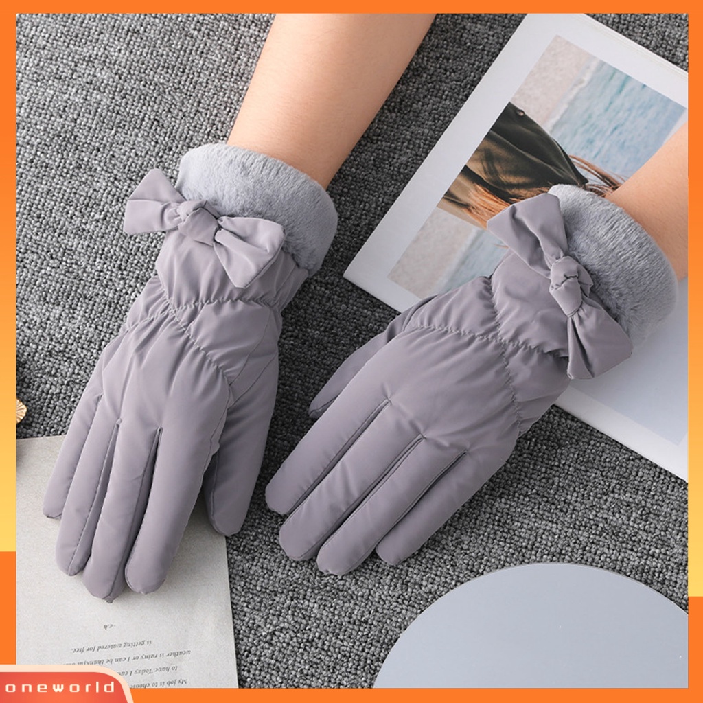 Giày Thể Thao Ow Ow Ow Ow Ow Thời Trang| 1 Đôi Găng Tay Trượt Tuyết Phủ Toàn Diện Chống Gió &amp; Nước Cho Nữ
