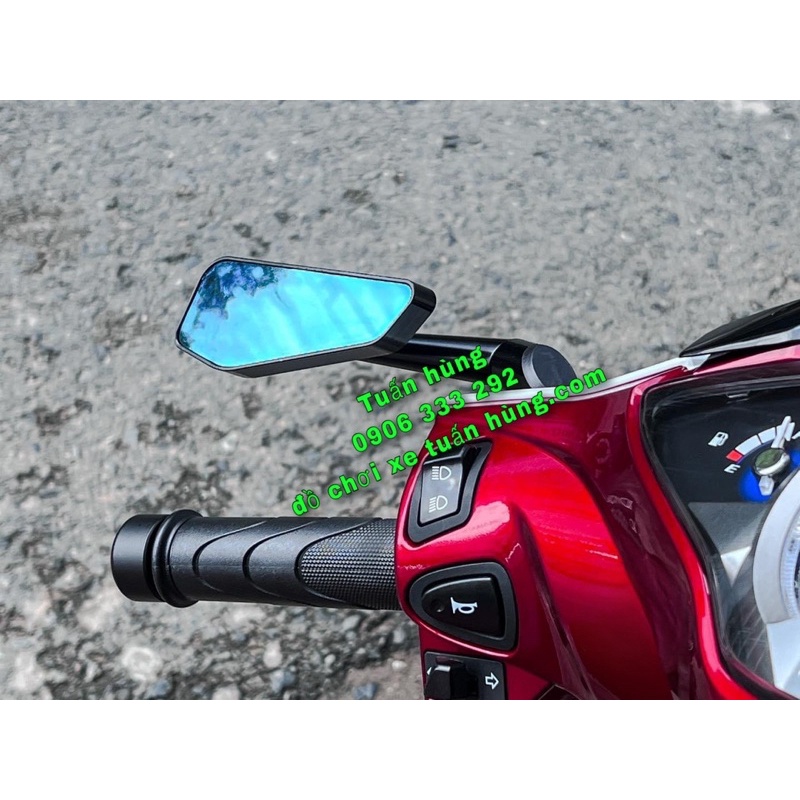 Kính chiếu hậu 744  gắn xe máy - gương xe máy - đồ chơi xe máy