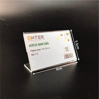 Kệ 1 mặt mica enter f07-l 90x55mm