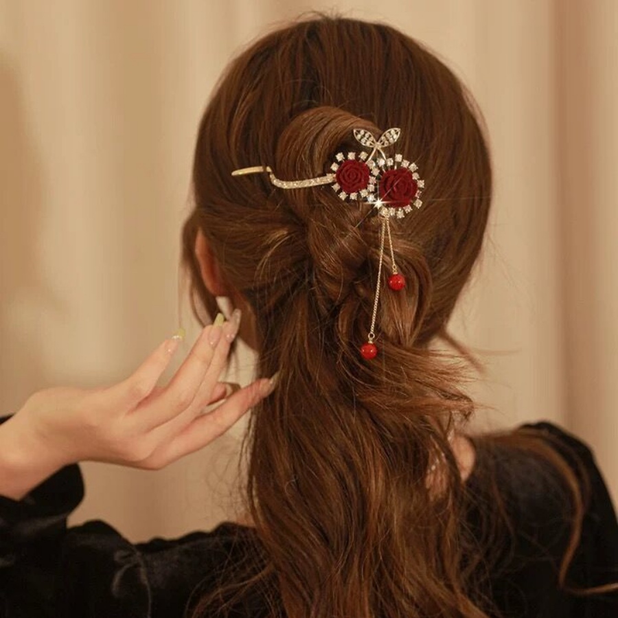 Kẹp Tóc Đính Ngọc Trai Thời Trang Hàn Quốc