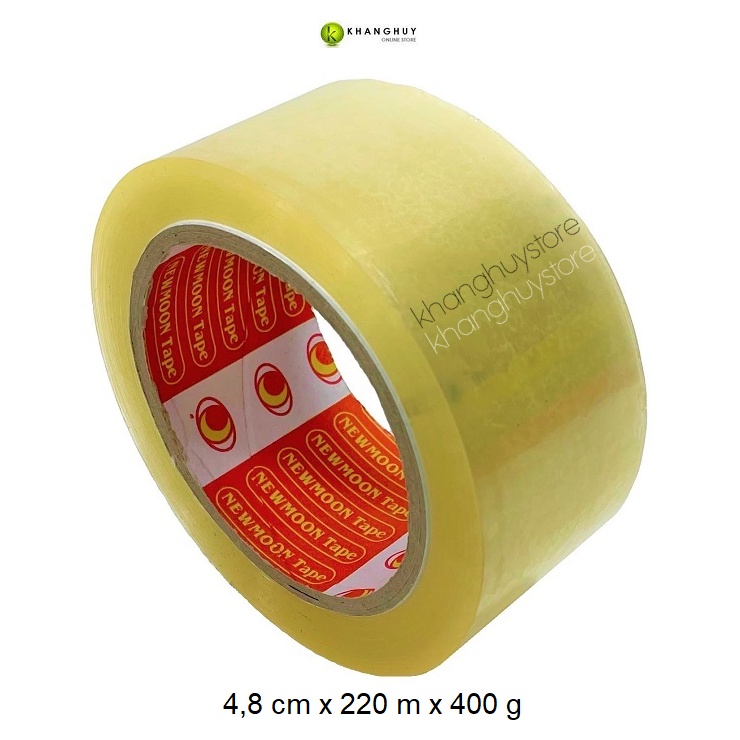 Băng keo opp đục trong khổ 4.8cm 1cây 6cuộn nặng 2.4kg dán hàng hóa đóng thùng