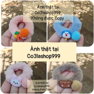 Dây Cột tóc Doremon/thỏ/gấu SIZE NHỎ dễ thương (1 dây)