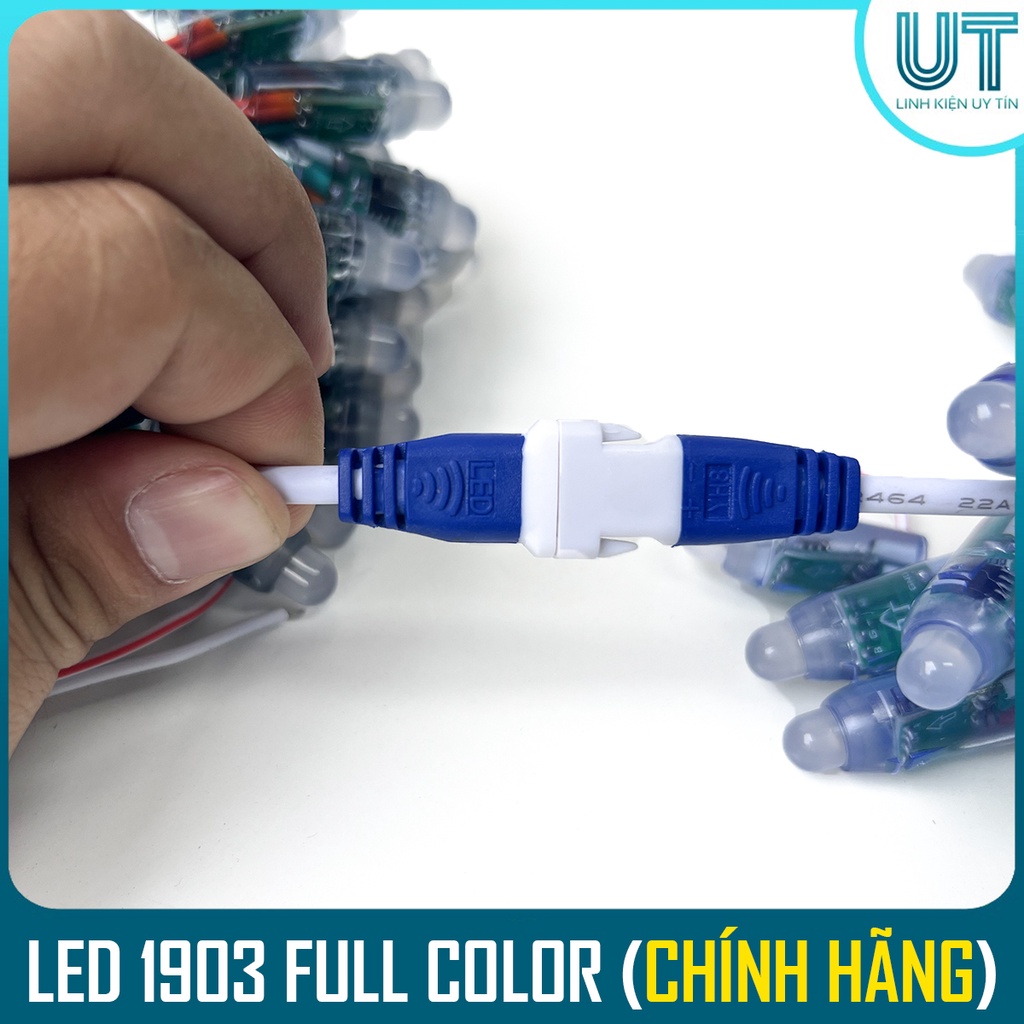 LED 1903 Full color - Chính Hãng XQD - Chống mưa nắng, Chống bong keo đứt cuống dây - LED chuyên pháo hoa