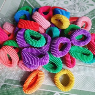 50 Thun cột tóc đủ màu cở vừa màu tối/ màu tươi(kt: 1,5×4cm)