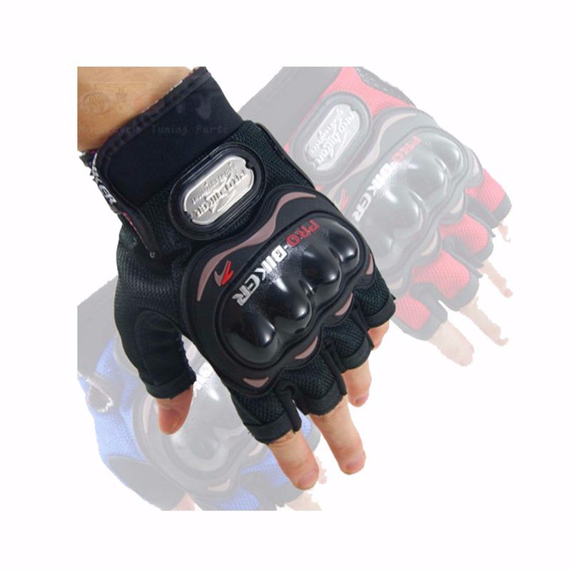 Găng tay cụt ngón Pro-Biker - găng tay phượt cho biker - găng tay xe máy