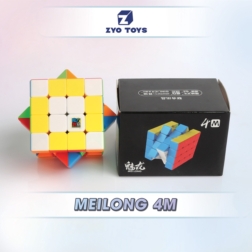 Rubik 4x4 MoYu MeiLong 4M 4 Tầng Nam Châm Stickerless- Đồ Chơi Trí Tuệ- Zyo Toys