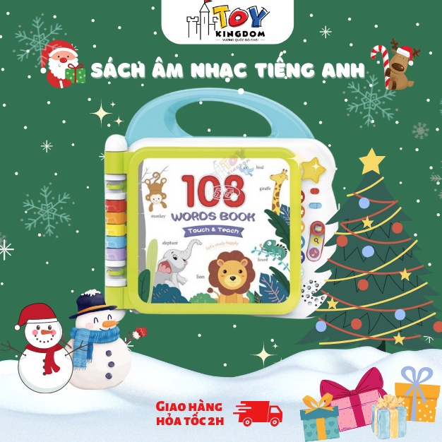 Đồ Chơi Giáo Dục Âm Thanh 108 Từ Vưng Tiếng Anh, Giúp Bé Phát Triển Những Kỹ Năng Cơ Bản