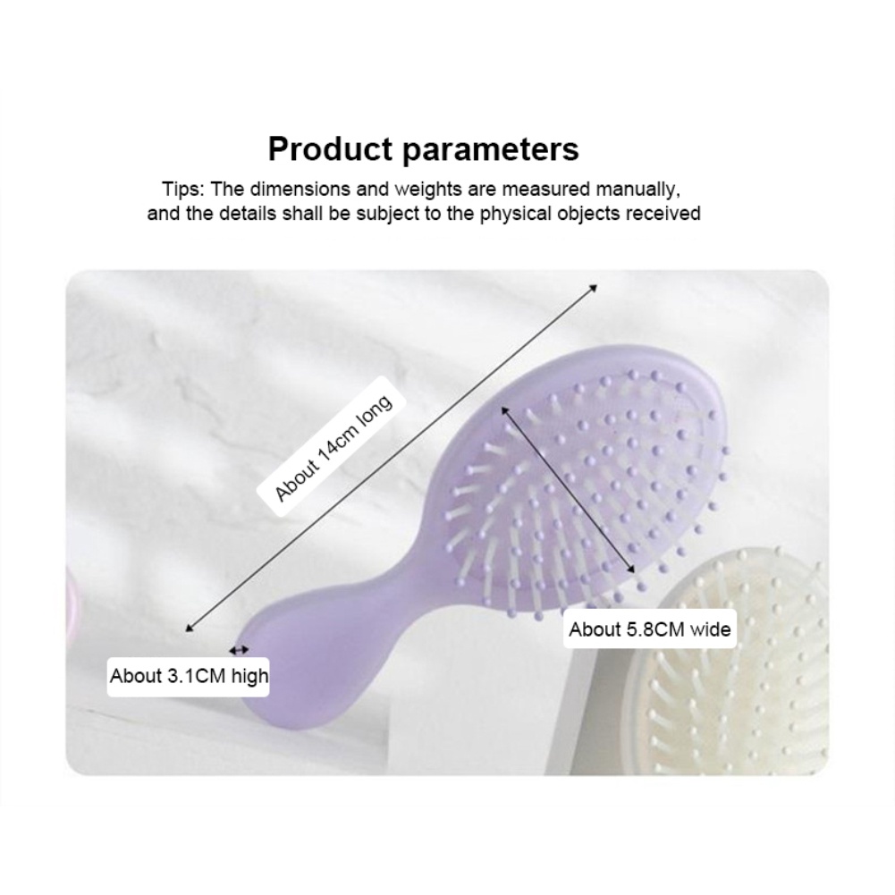 Lược Chải Tóc Mát Xa Da Đầu 4 Màu Bằng Sợi nylon Và Hình Chữ Nhật Tiện Dụng Cho Salon Làm Tóc