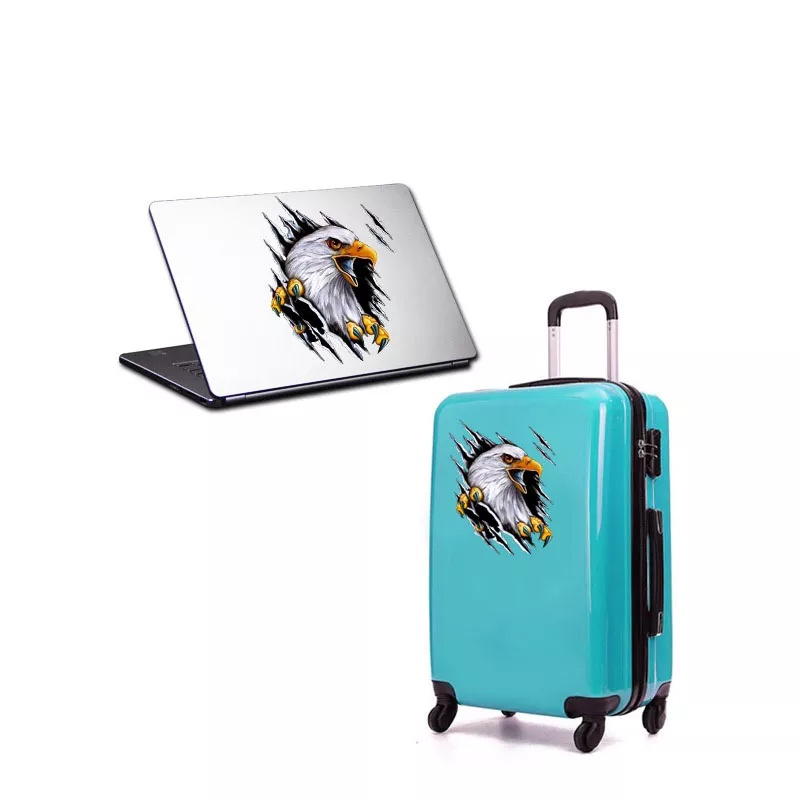 Decal ĐẠI BÀNG tem dán ô tô xe máy 15x20cm che vết xước chống nước chịu nắng hình đại bàng trang trí