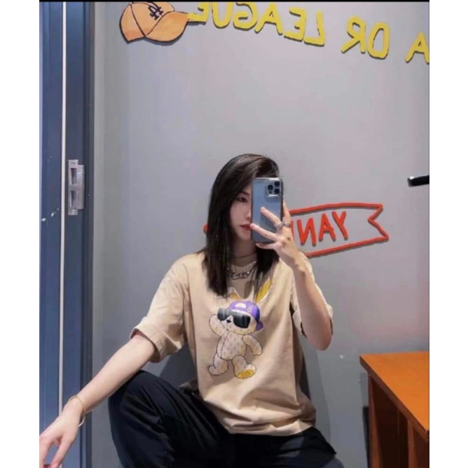 Áo thun mlb cotton mẫu thỏ hot 2023