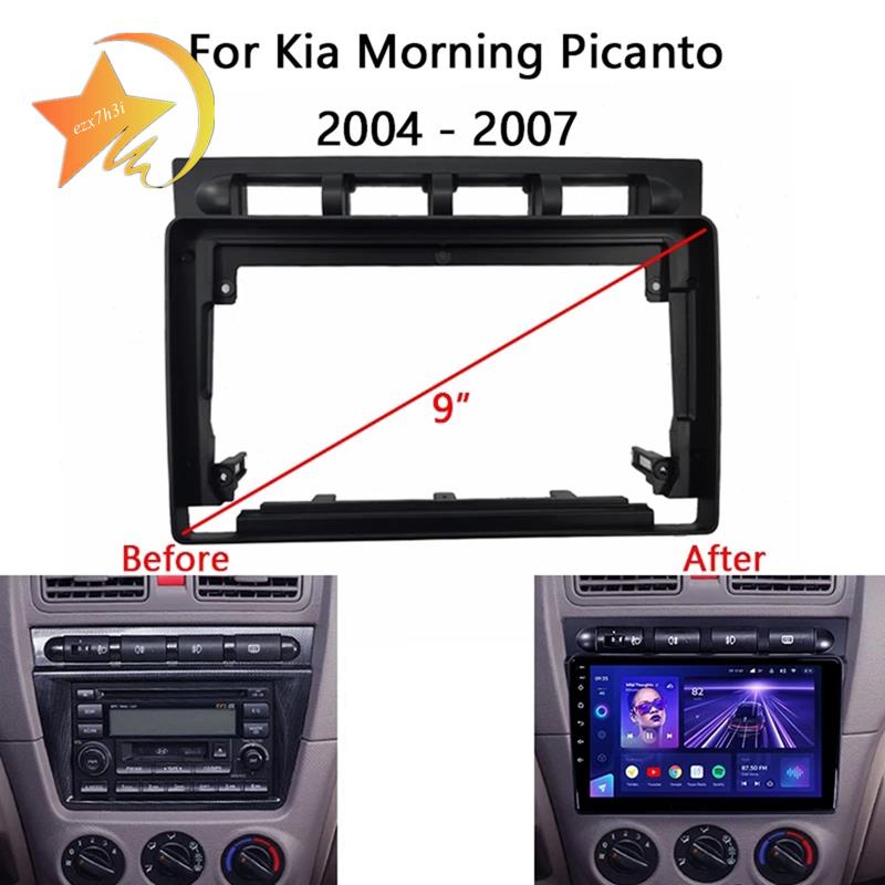 Khung Gắn Radio Cho Xe Hơi KIA Morning Picanto 2004-2007 DVD