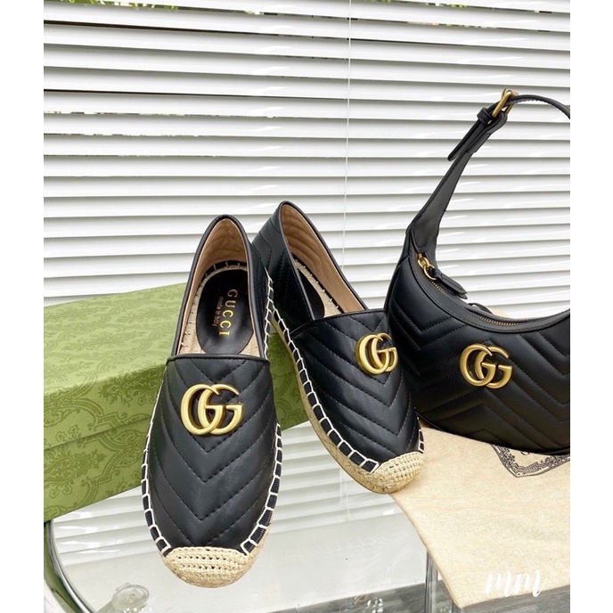 Giầy Slipon viền cói gu••cci super fullbox