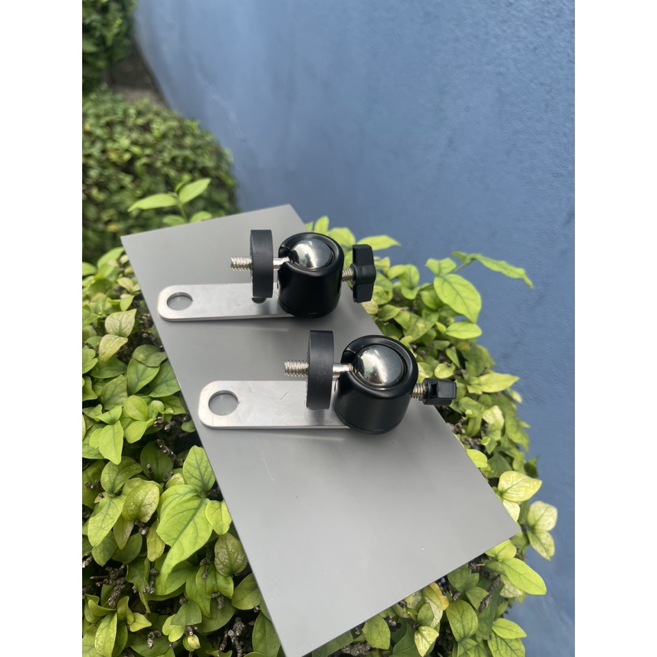 trụ bi cầu gắng kẹp điện thoại xe máy,xoay 360 kèm bass inox 304 chống rỉ, có bán sỉ