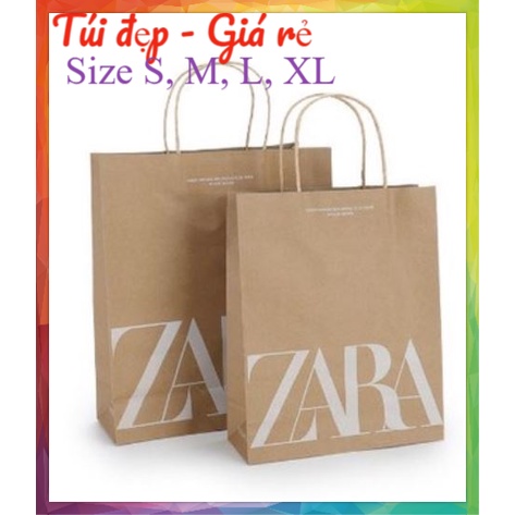 Túi đẹp giá tốt - Túi giấy Zara chính hãng size S-M-L-XL