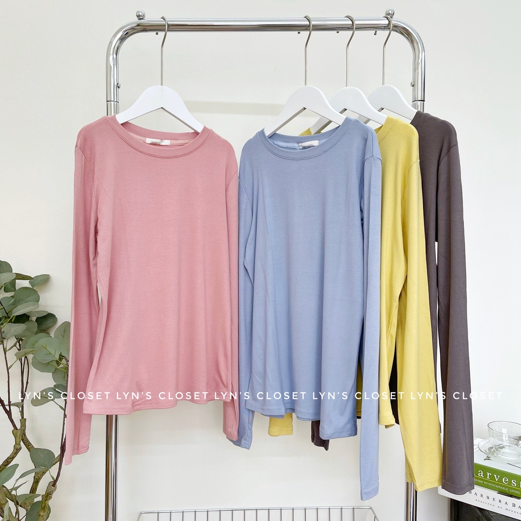 Áo thun tay dài freesize có 13 màu - Lyn's Closet