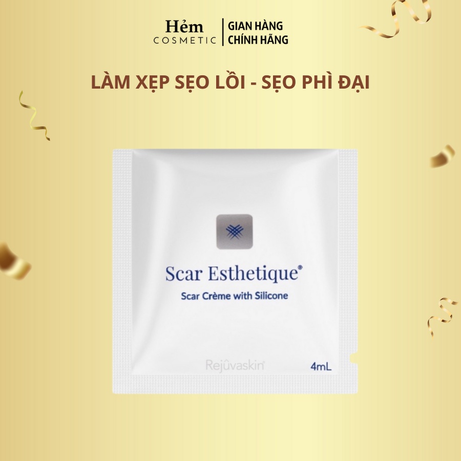 Kem xóa mờ sẹo thâm, làm đầy sẹo rỗ, lõm Rejuvaskin Scar Creme Esthetique 4ml - Hem Cosmetic