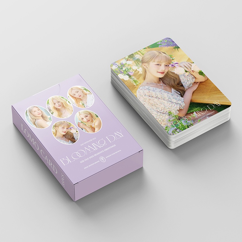Hộp 55 Tấm Thẻ Hình LOMO  I-DLE Photocards 2023