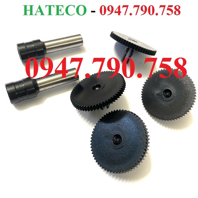 Vỉ 2 bộ Lưỡi dao máy đục lỗ KW Trio 9550 9530 300 tờ,(2 lưỡi dao + 4 đế nhựa) - Lưỡi cắt dập lỗ HÀNG CHÍNH HÃNG