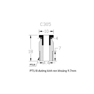 Đầu Nối Ống Teflon
