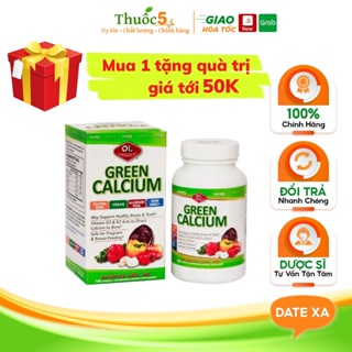 Olympian Labs Green Calcium Viên Uống Bổ Sung Canxi Hữu Cơ Giúp Xương Chắc