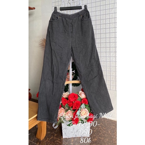 Quần Jean dáng bagi