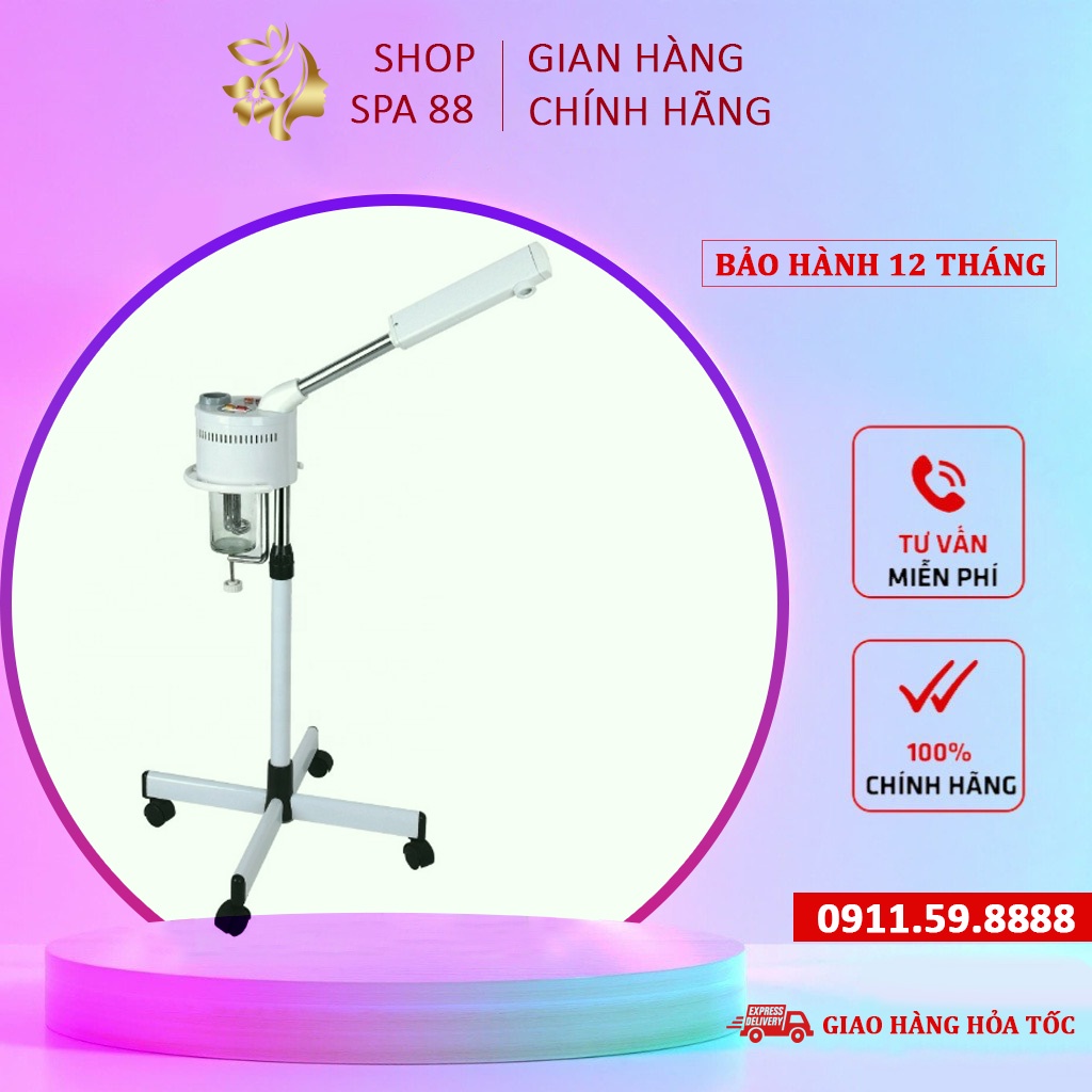 Xông Hơi Mặt 1 Cần Nóng, Máy Xông Hơi Mặt 1 Cần Nóng Cho Spa HD 707 ( Cao Cấp )