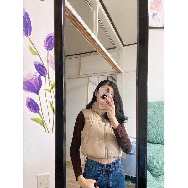 Áo phao gile nữ HM auth