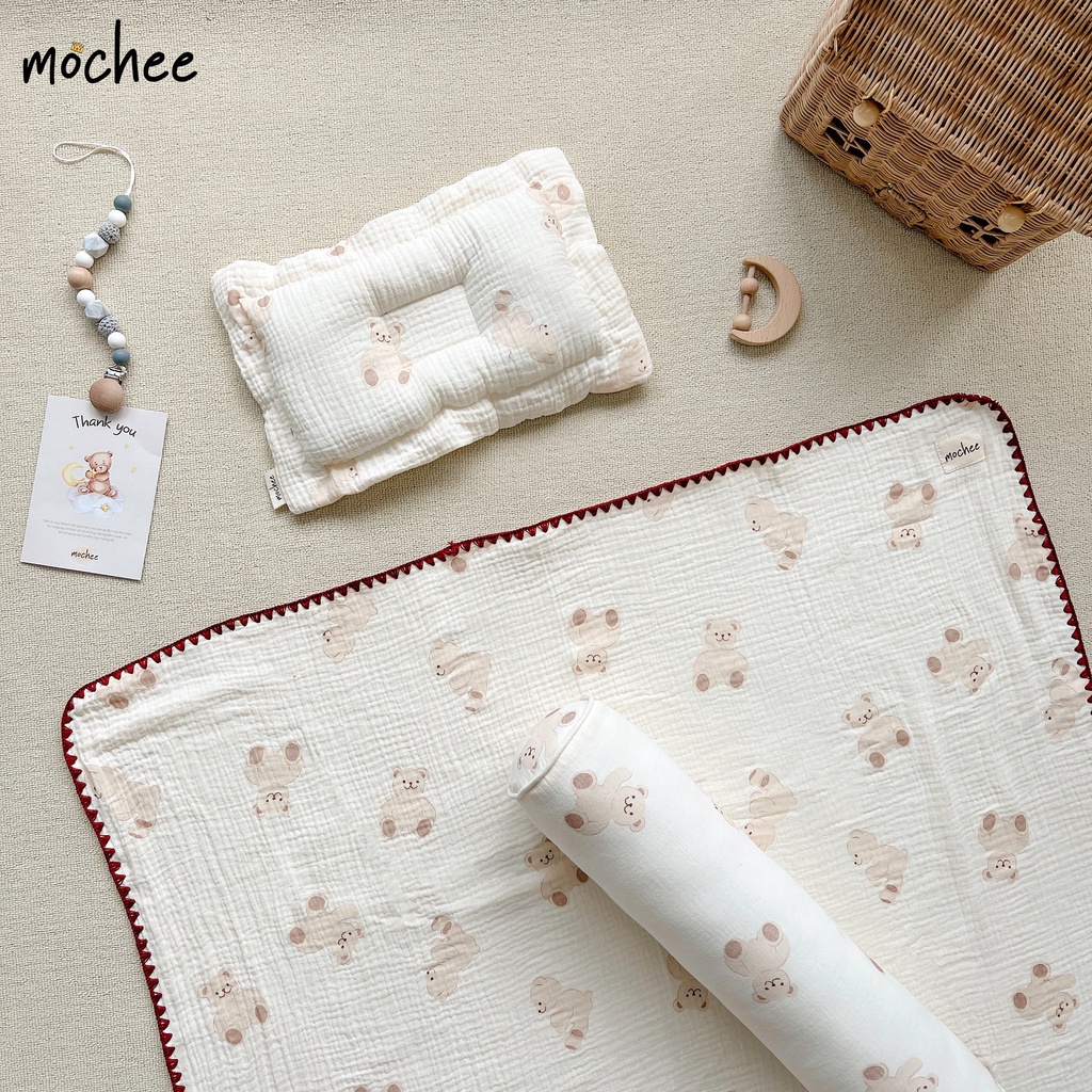SET CHĂN XÔ MỎNG KÈM GỐI LÕM MOCHEE