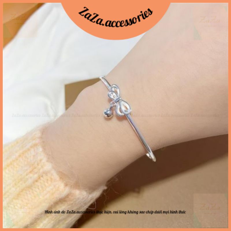 Lắc Tay Bạc Nam Nữ S925 - Vòng Tay Nữ Bạc Ý Hồ Điệp Sinie dễ thương ZaZa.accessories
