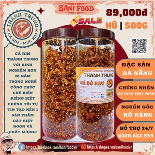 500g cá bò rim mè thành trung, đặc sản đà nẵng, dai ngon thấm vị, banifood đồ ăn vặt giá rẻ