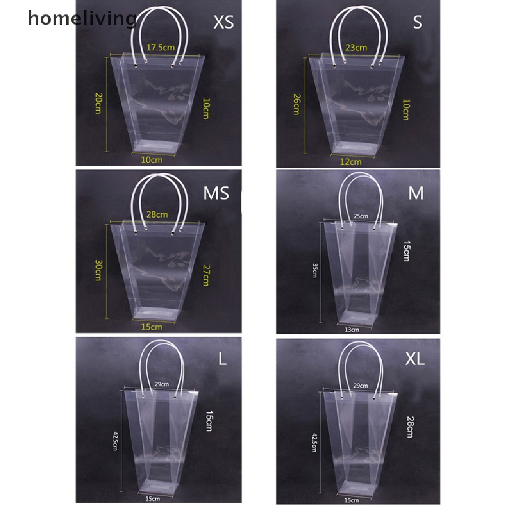 Túi Xách Nhựa PP Trong Suốt Hình Thang Máy Dùng Làm Quà Tặng