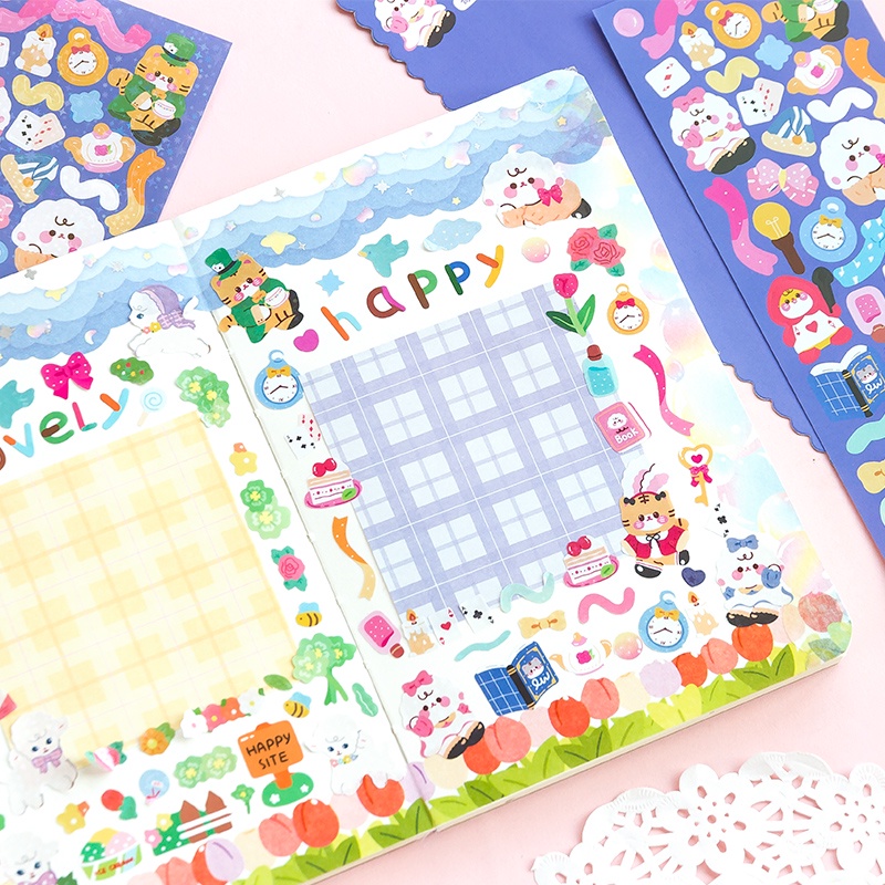 2 Sticker Dán Trang Trí Hình Khu Vườn Tuyệt Vời