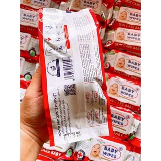 KHĂN GIẤY ƯỚT ĐỎ BABY