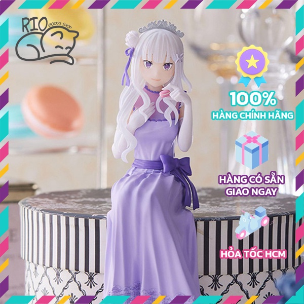 Mô Hình Emilia Dressed Up Party Noodle Stopper Figure Nhật Bản - FuRyu - Rio Goods Shop