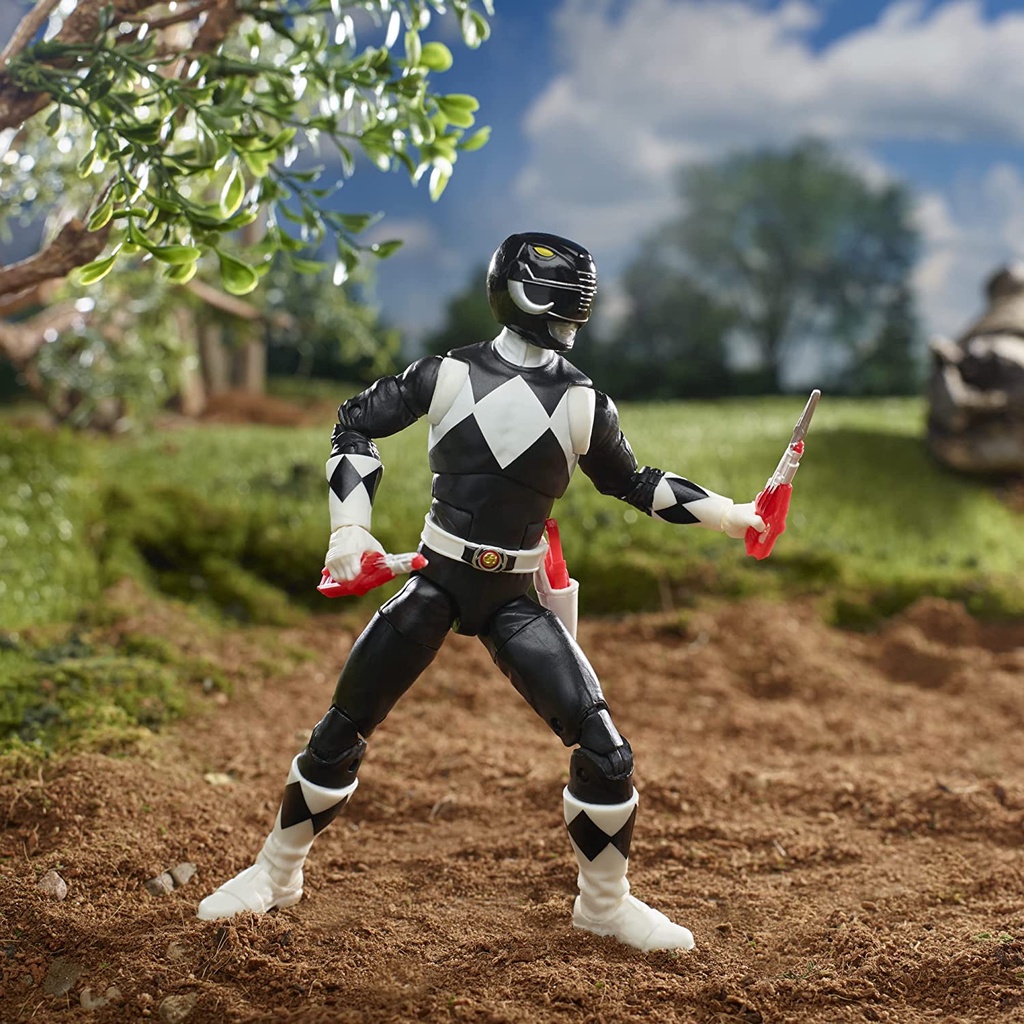 Mô hình nhân vật Hasbro⚡Power Rangers Lightning Collection⚡6- inches Mighty Morphin Black Ranger