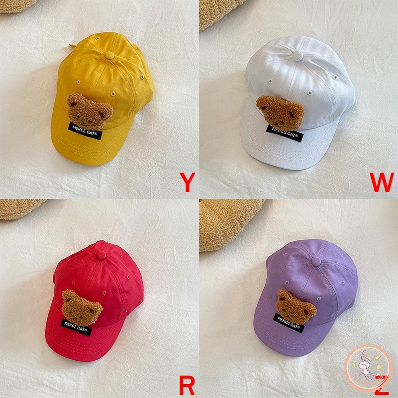 Mũ Lưỡi Trai Chống Nắng Thêu Họa Tiết Hoạt Hình Phong Cách Hàn Quốc Cho Bé