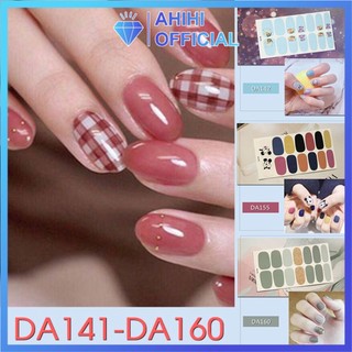 DA141-160 Nail Wraps Set Dán móng tay 14 miếng nhiều mẫu
