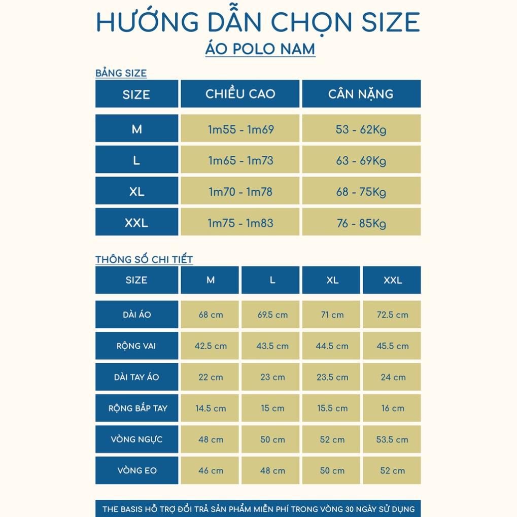 Áo thun POLO cổ bẻ trẻ trung, lịch lãm - Màu mới cực sang trọng BASIS APL22