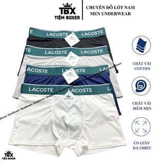 Quần lót nam LACOSTE chun dệt ,quần sịp đùi boxer chất cotton hàng cao cấp xuất hàn