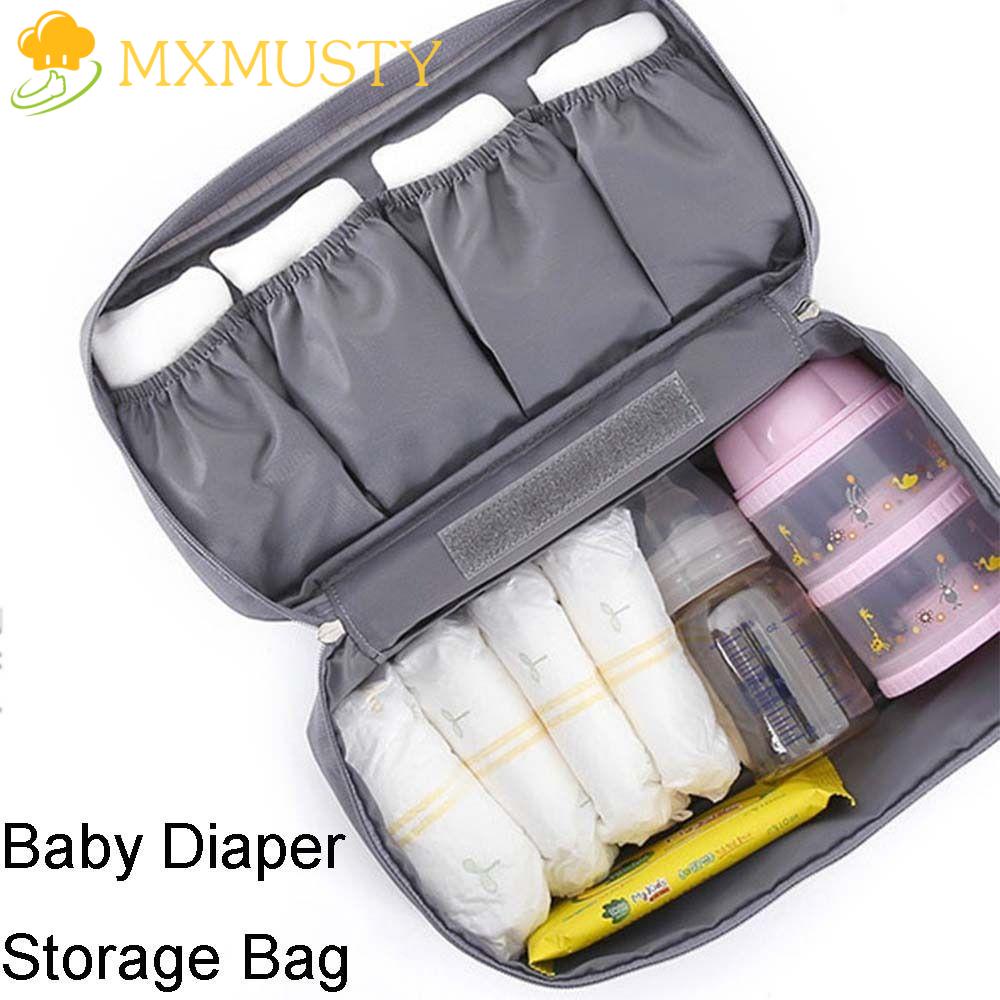 Mxmusty Hộp Đựng Đồ Lót / Vớ 3 Tầng Bằng Polyester Nhỏ Gọn Dành Cho Đi Du Lịch