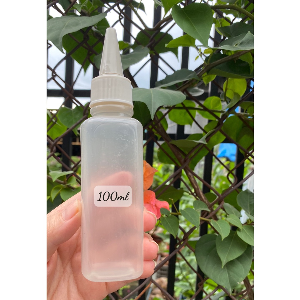 CHAI NHỰA NÚT NHỌN NHỎ GIỌT 50ML/100ML, Chai Nhựa xịt bơ
