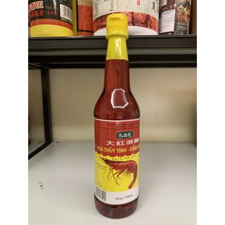 Dấm hồng - Hoa thuỷ tinh - dấm đại hồng chai nhựa 700ml