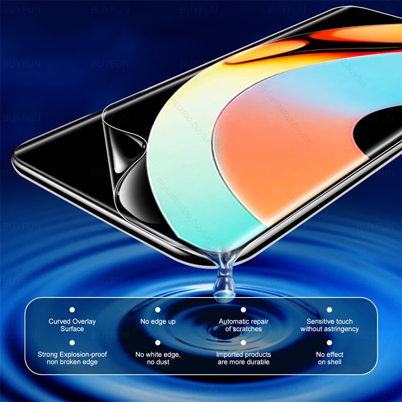 Kính Cường Lực 6 Trong 1 Bảo Vệ Màn Hình Máy Ảnh Cho Realme 10 Pro Plus Realme10 Realmi 10 4G 10pro Proplus 5G