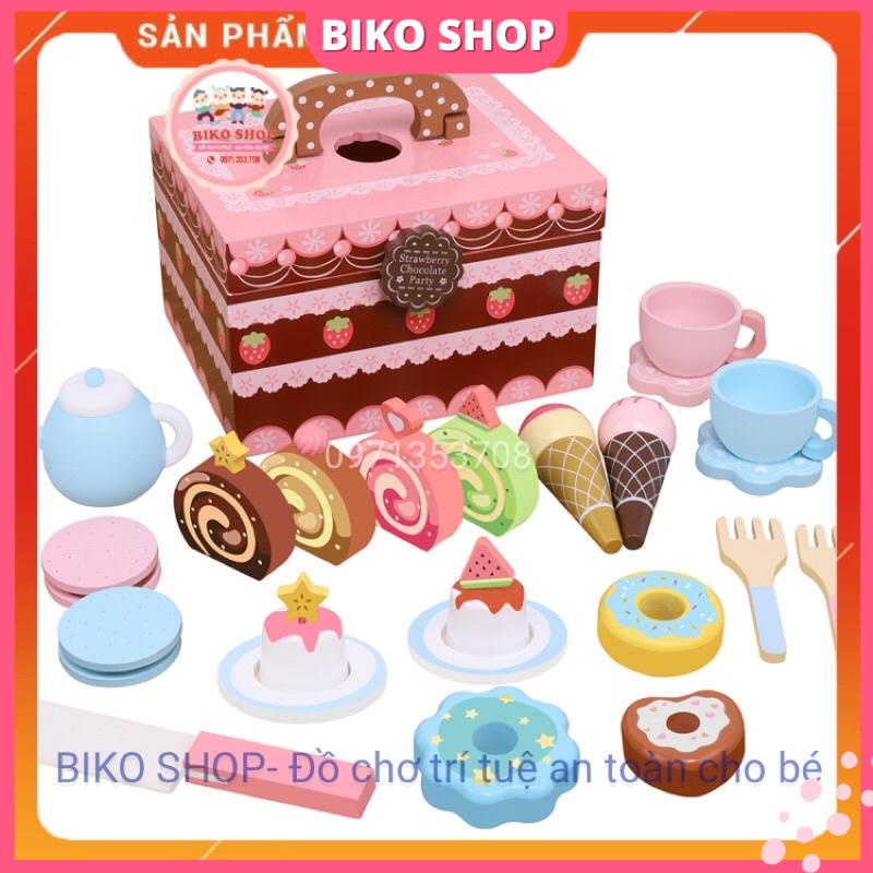 Tiệc bánh trà và bánh sinh nhật nam châm