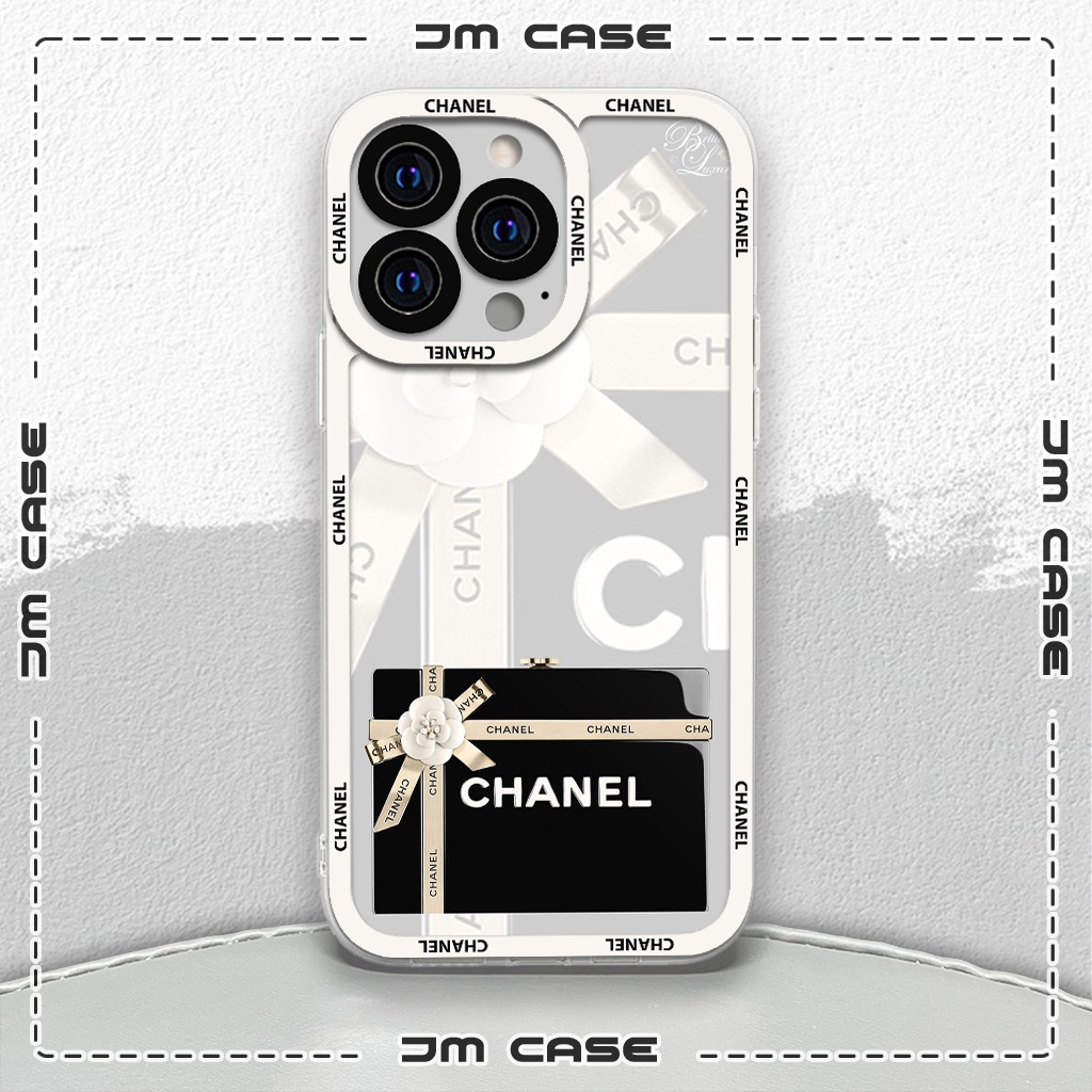 Ốp lưng iphone cạnh vuông JMCase Channel Hộp Đựng Fashion Brand /8plus/x/xs/11/12/pro/max/plus/promax